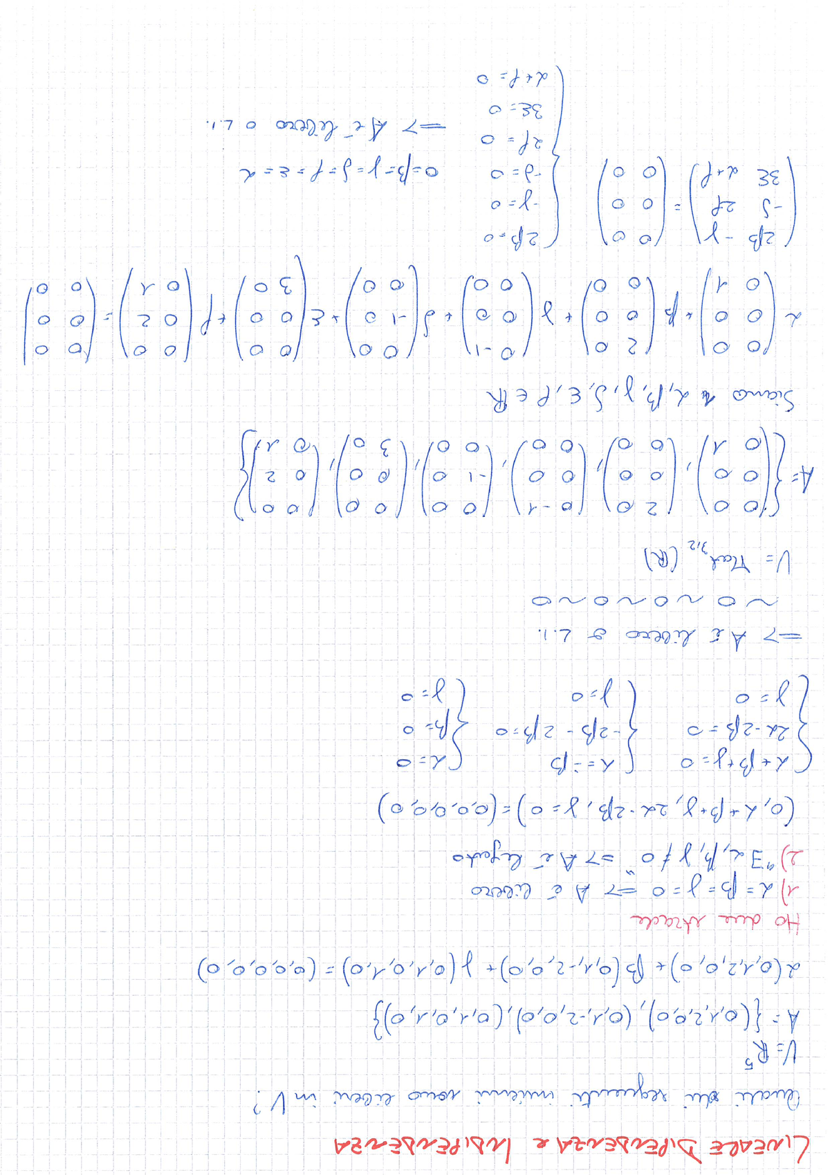 lineare-dipendenza-e-indipendenza-algebra-e-geometria-studocu