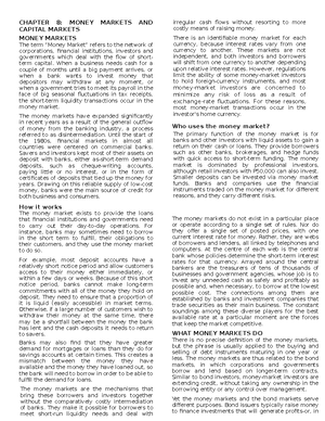 Lesson-7 - Capital Market - LESSON 7: EFFICIENT CAPITAL MARKETS ...