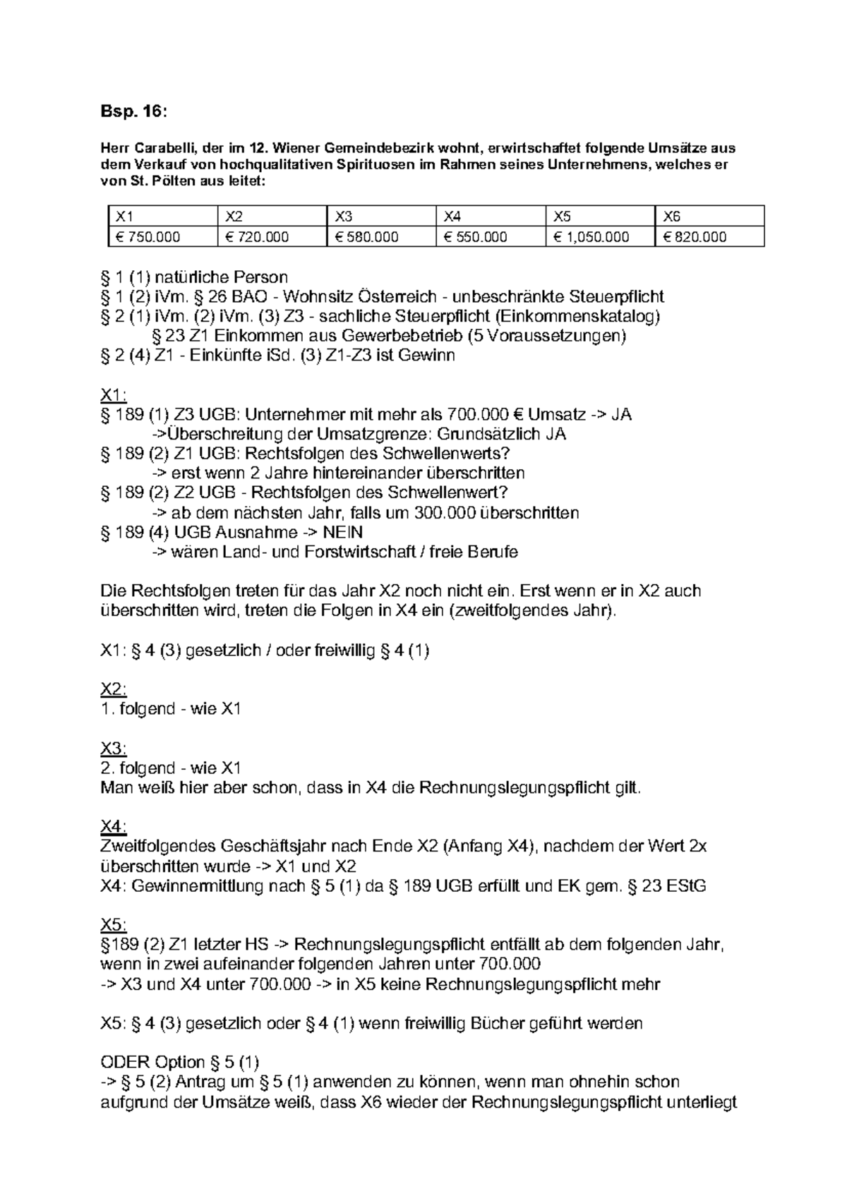 2 einheit gk Fälle Bsp. 16 Herr Carabelli, der im 12. Wiener Gemeindebezirk wohnt, Studocu