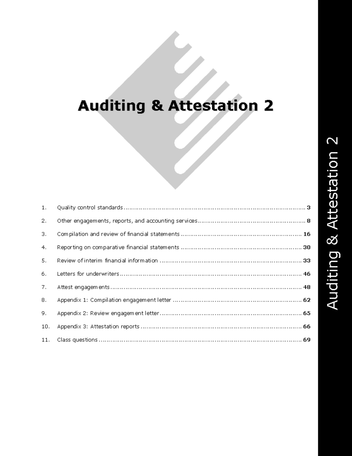 A-2 Lecture - Audit Becker Reviewer - AAuuddiittiinngg ...