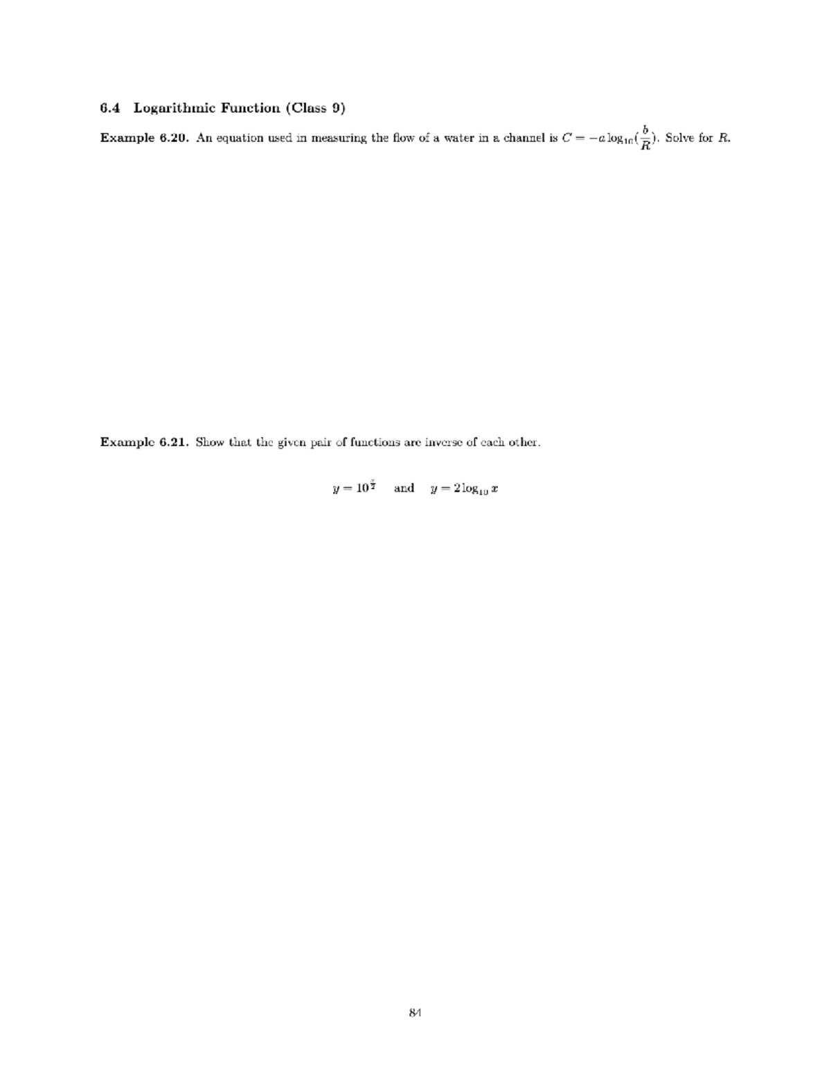 Class 9 notes - QMS110 011 021 - Applied Mathematics for Bus - F2024 ...