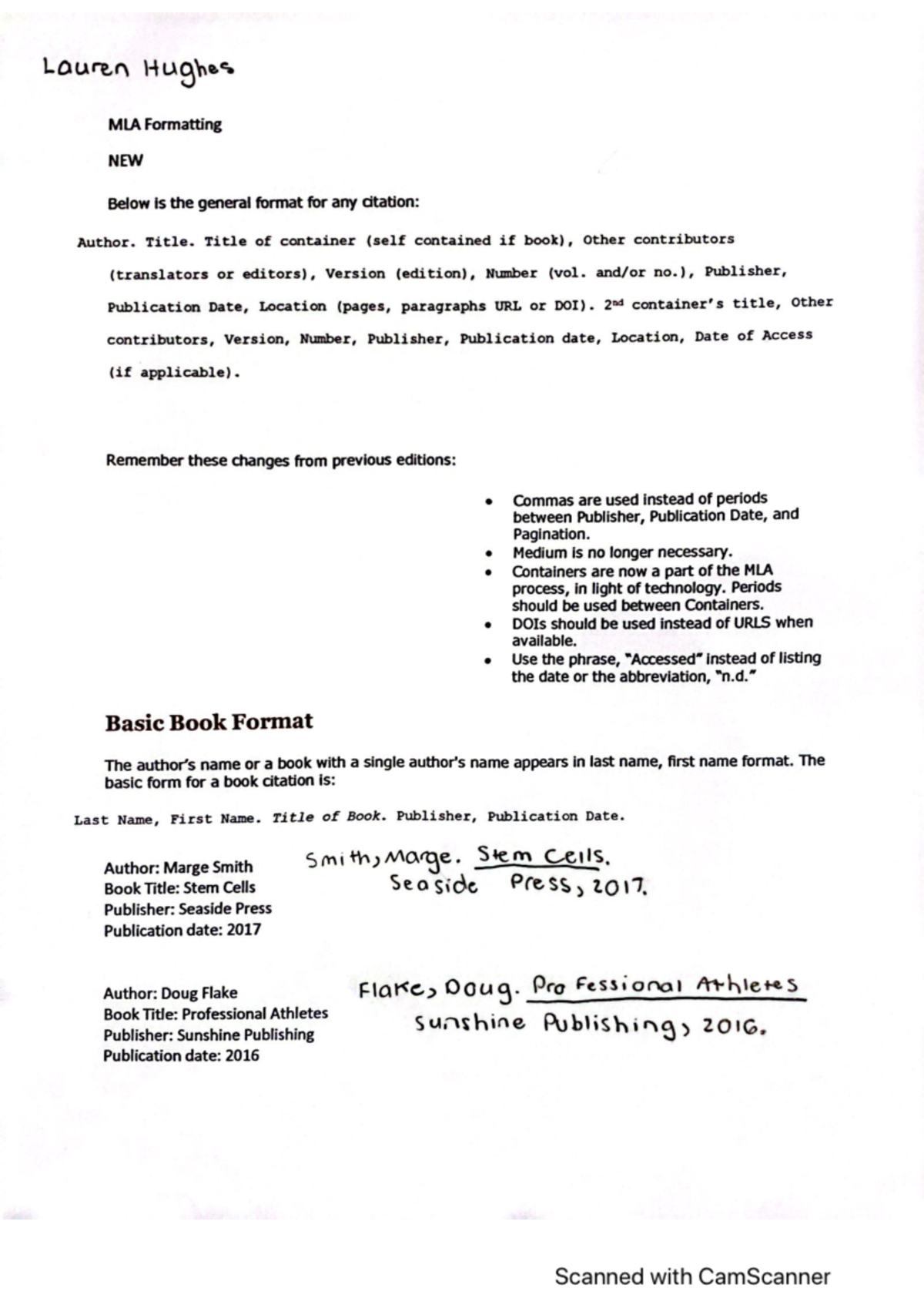 MLA Packet - Summary General Chemistry - 111B - Studocu