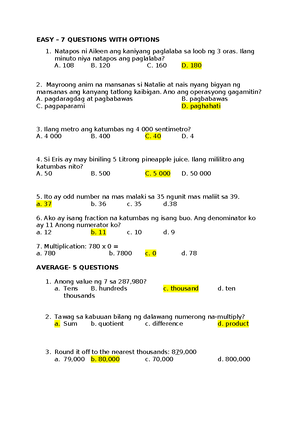 MMW Module 9-1O - wala lang - Problem Solving REASONING is the act of ...