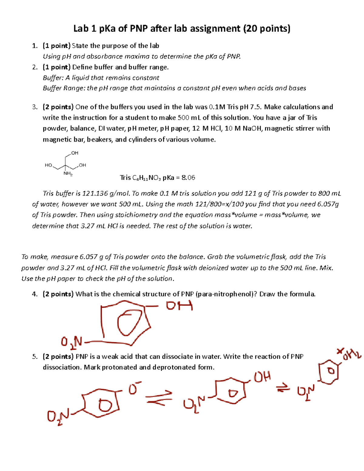 After Lab 1 - Lab 1 Pka Of Pnp After Lab Assignment (20 Points) (1 