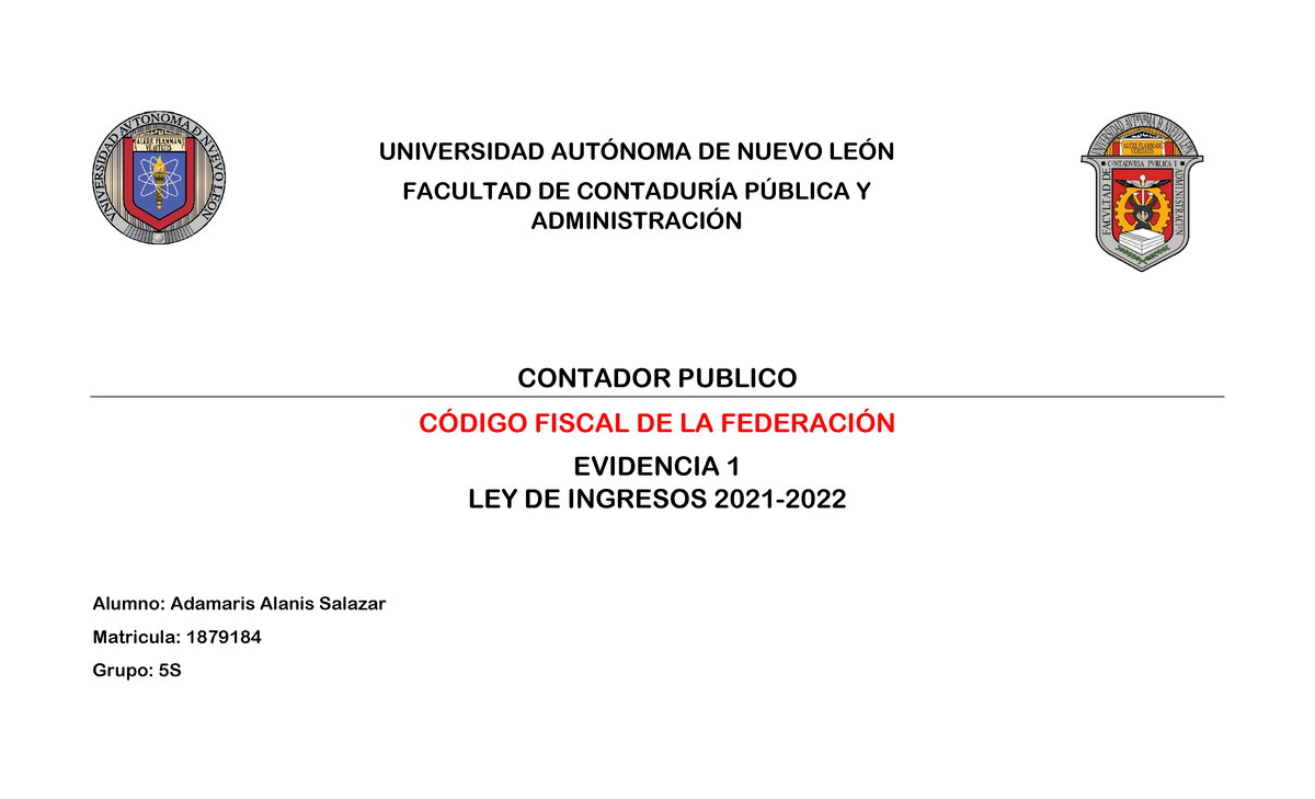 Cuadro Comparativo LEY DE Ingresos 2021 2022 - CONTADOR PUBLICO C”DIGO ...