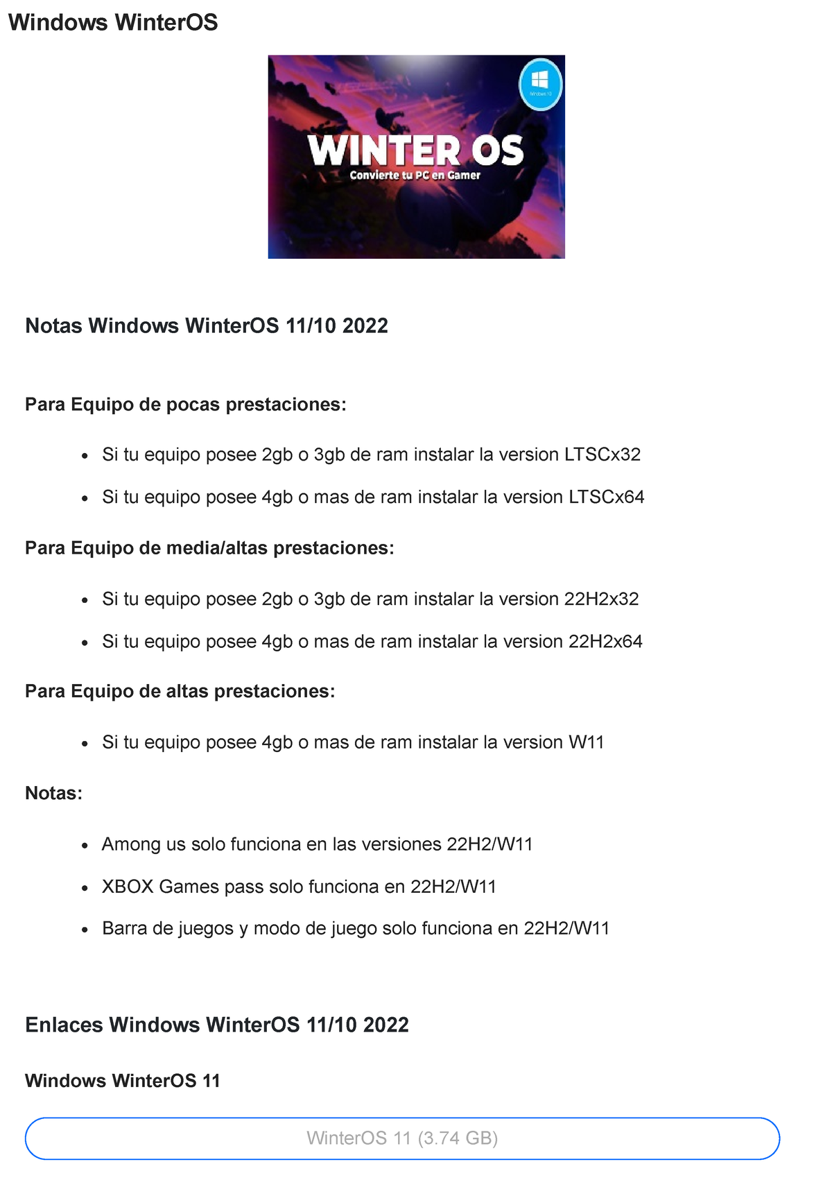 Windows Winter OS systemtutos Auditoria y Seguridad de la