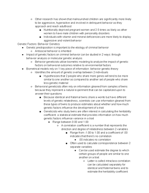 Criminological Theory Lec Notes Pt 24 - Self Control Revised? Hirschi ...