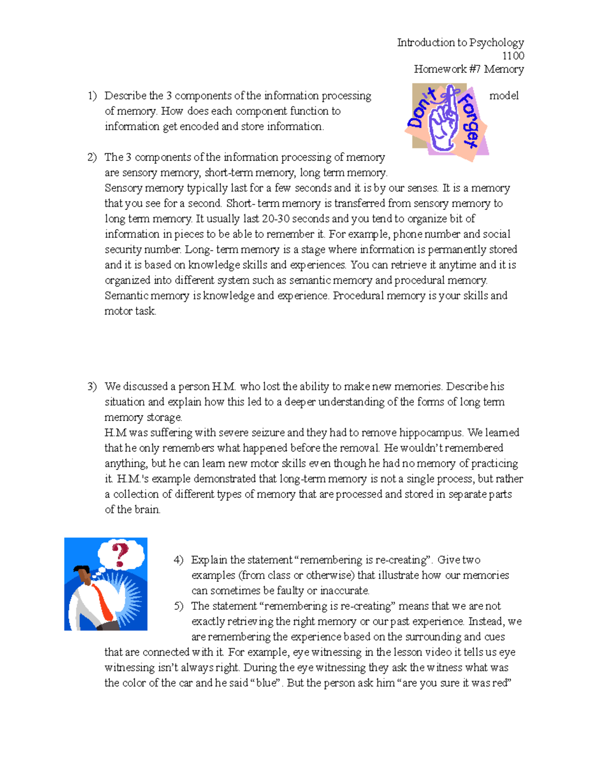 Explain Memory In Terms Of Information Processing Draw A Dia
