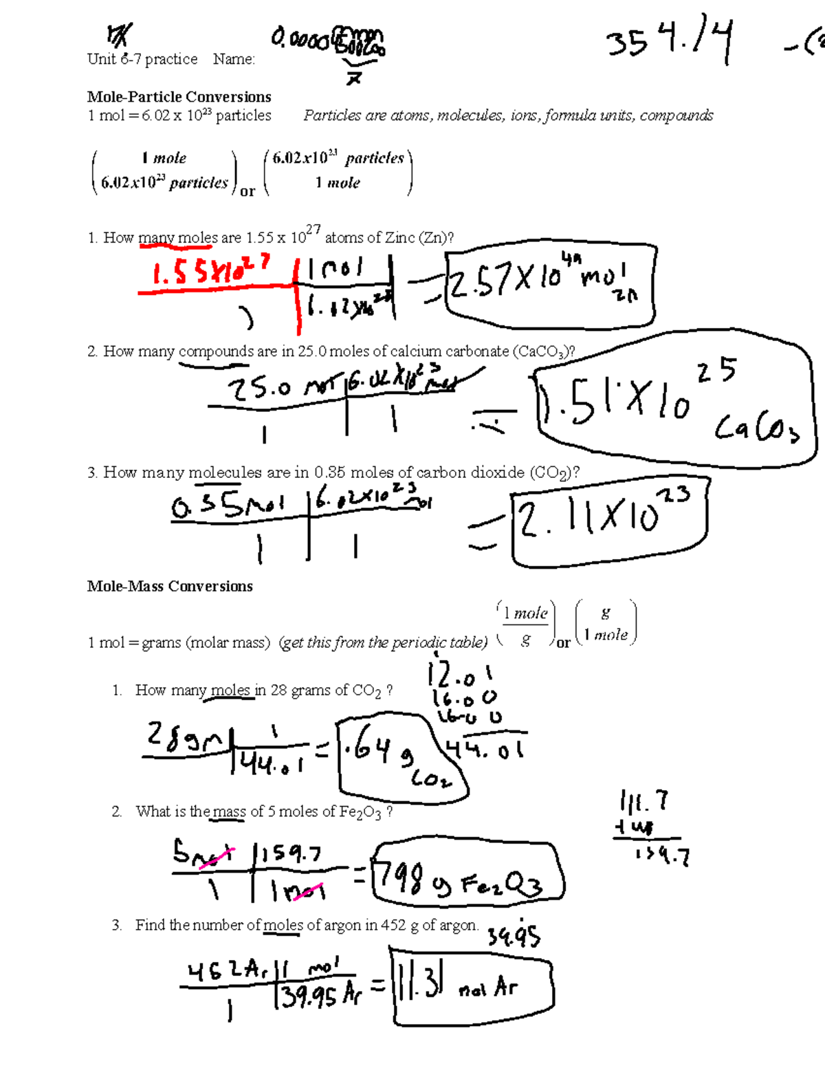 Kami Export - Copy of mole convertions - Unit 6-7 practice Mole ...