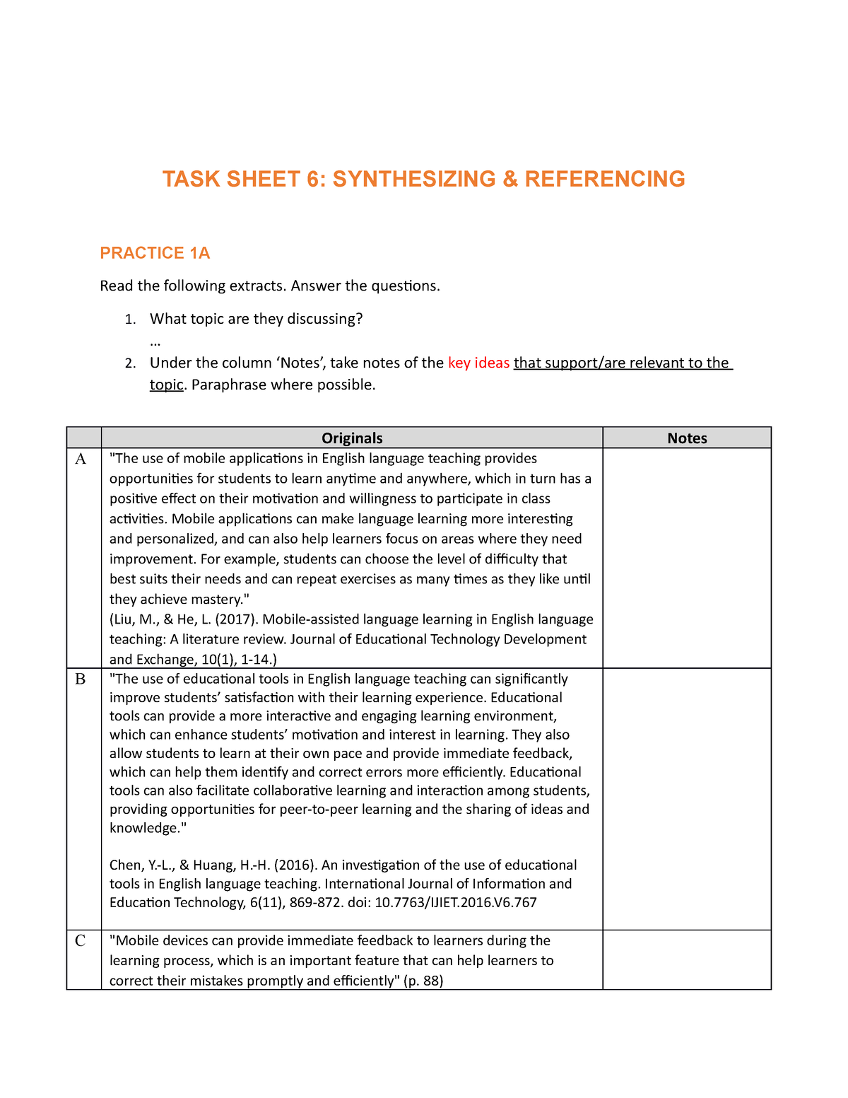 task-sheet-6-putting-things-together-task-sheet-6-synthesizing