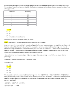 Excel And The Binomial Distribution - EXCEL And The BINOMIAL ...