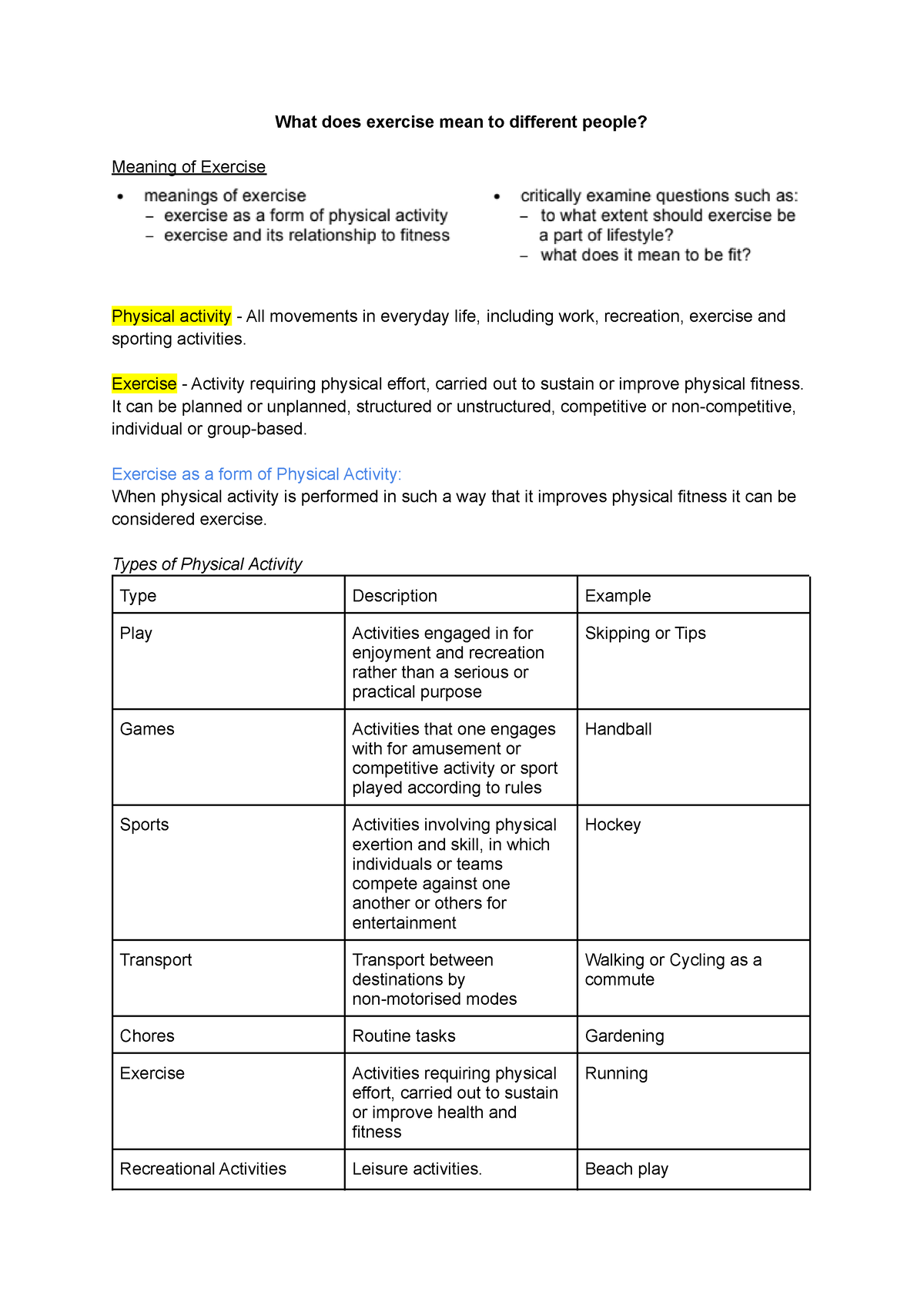 preliminary-option-1-fitness-choices-what-does-exercise-mean-to