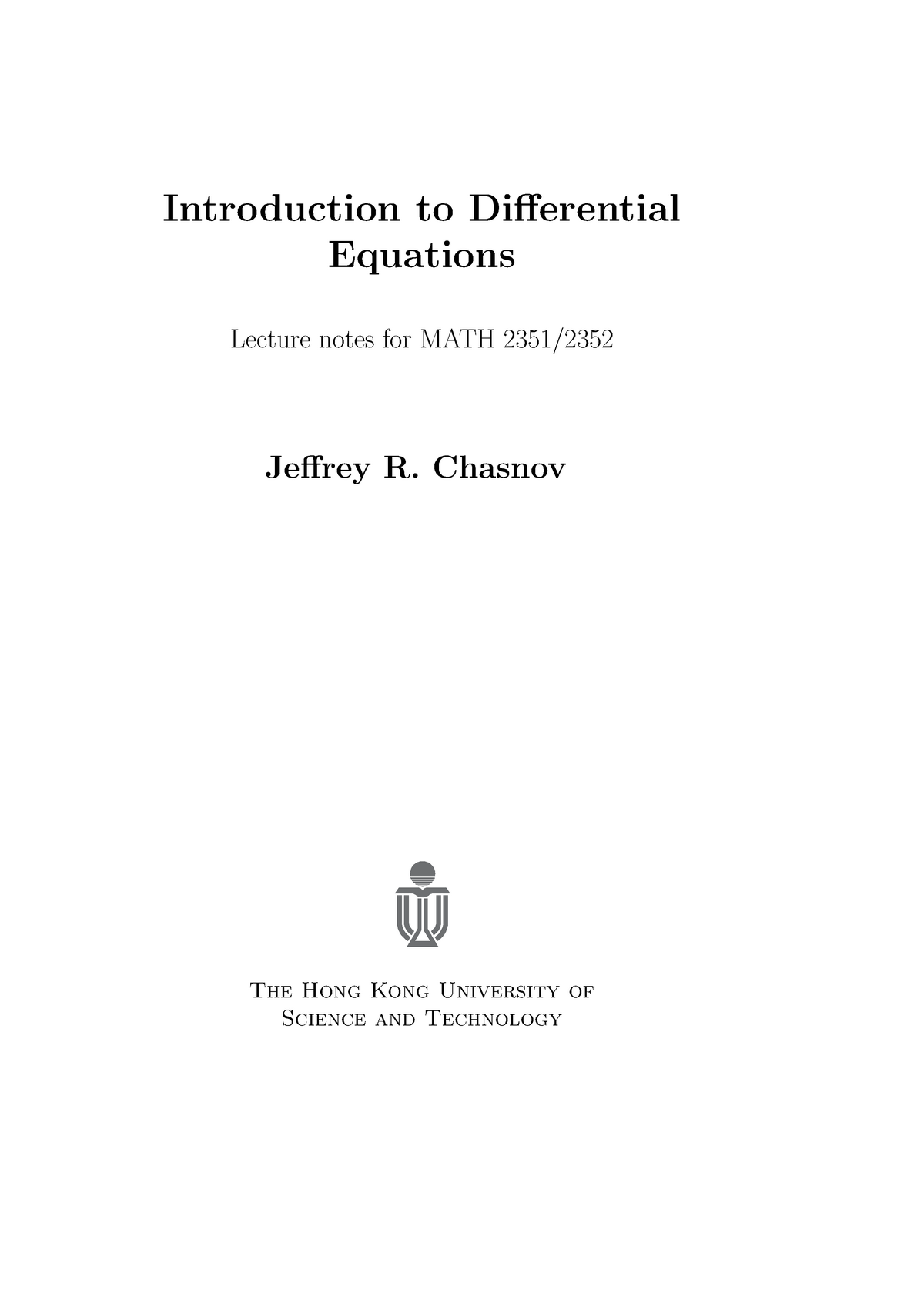 Differential-equations - Introduction To Differential Equations Lecture ...