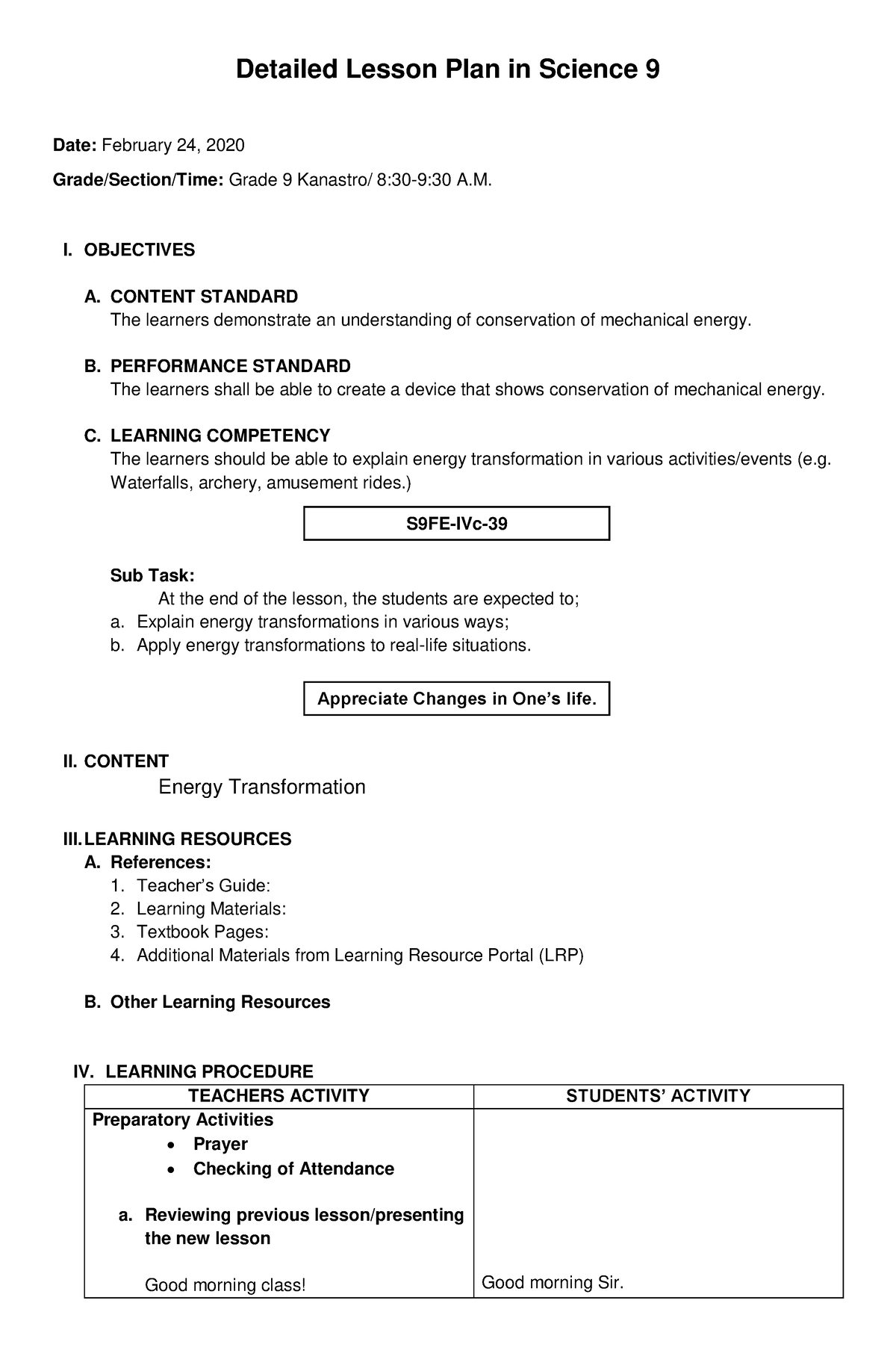 Detailed-lesson-plan-in-science-9-cot compress - Detailed Lesson Plan ...