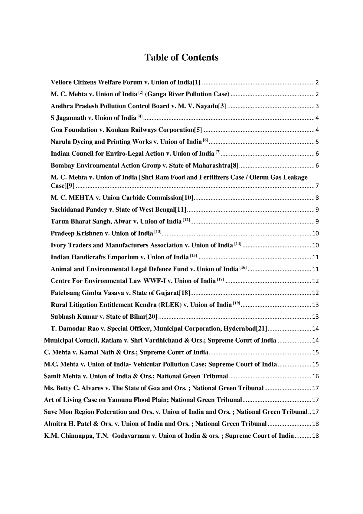 case-law-environmental-laws-table-of-contents-vellore-citizens