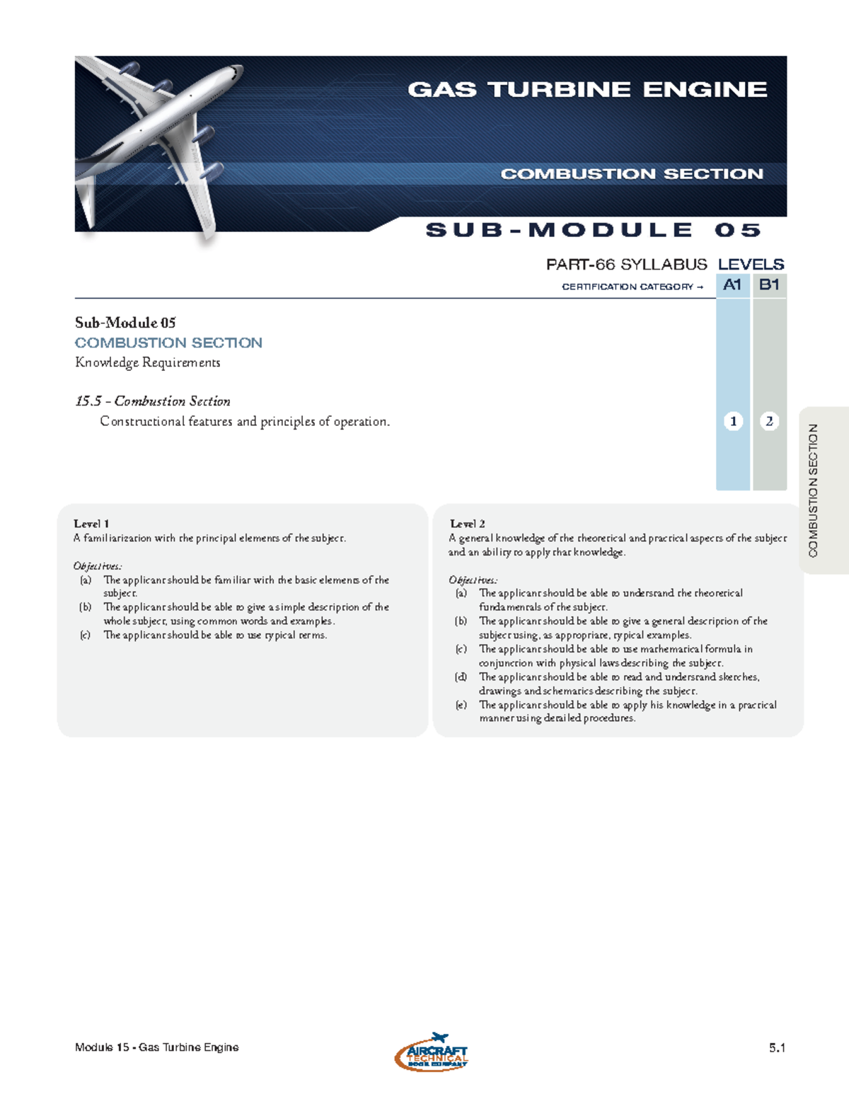 Gas Turbine Engines Module sub 9 - PART-66 SYLLABUS CERTIFICATION ...