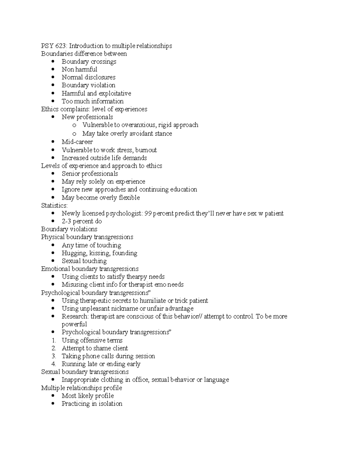 PSY 623 Lecture notes Chapter 8 - PSY 623: Introduction to multiple ...