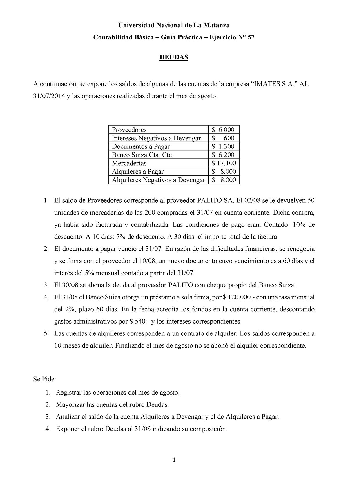 Ejercicio N 57 - Ndkdodowoqlanbdjrurueu - Contabilidad B·sica – GuÌa Pr ...