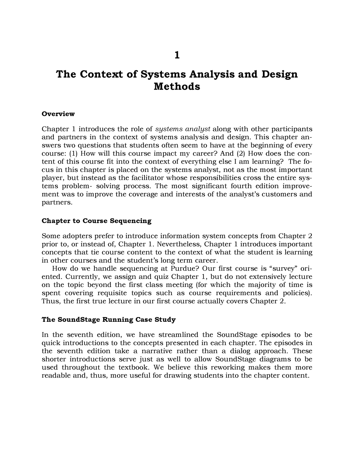 Chapter 01- Introduction - 1 The Context Of Systems Analysis And Design ...