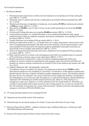 Income Taxation - Notes part 1 - INCOME TAXATION CHAPTER 1: FUNDAMENTAL ...