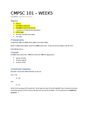 07Multiple Ifs Modified - CS150 INTRO TO CS I Fall 2019 Chapter 4 ...