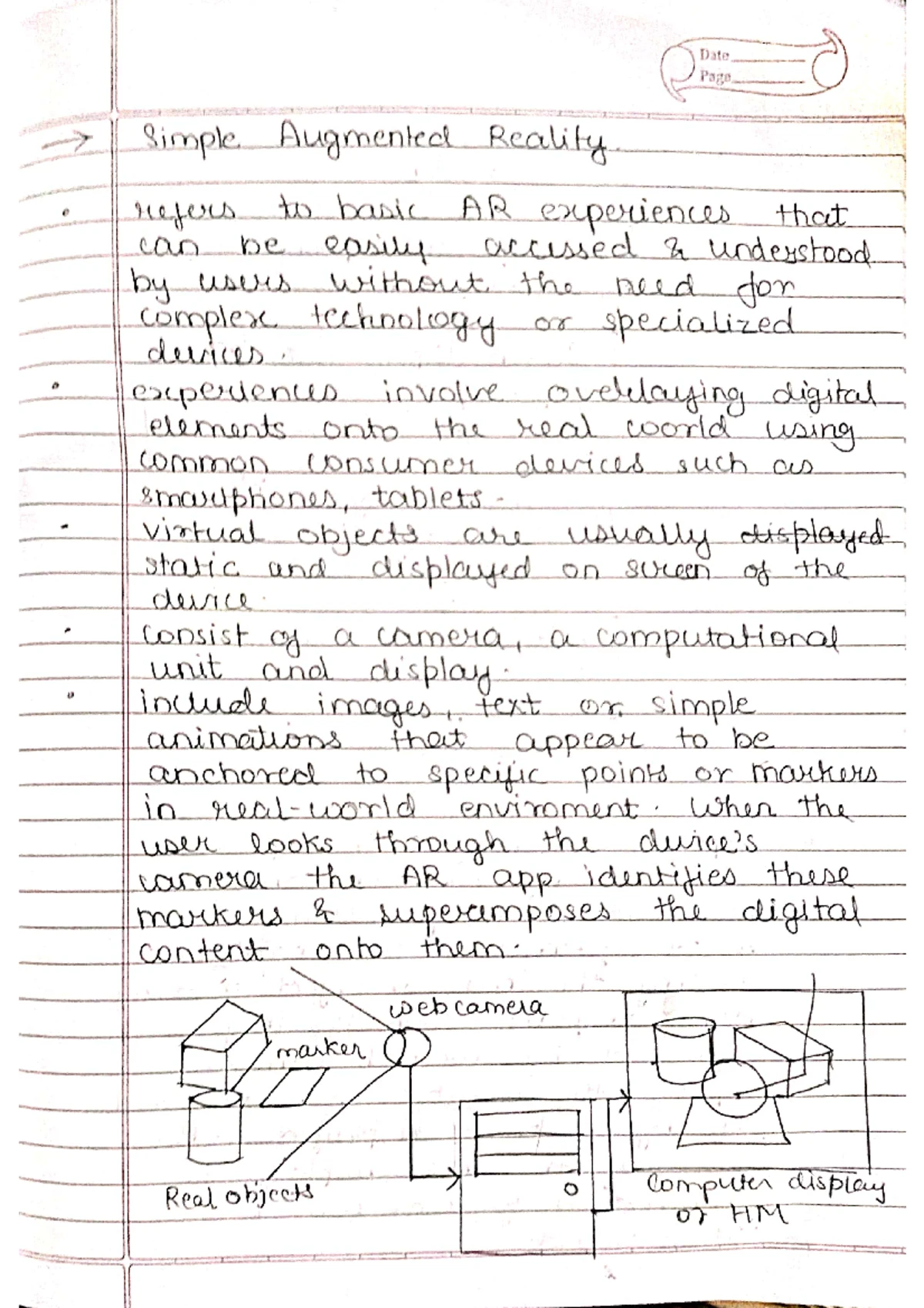 Arvr notes For example - I I t) De n a. p~~ev :Jnihcl.. ~ - Studocu