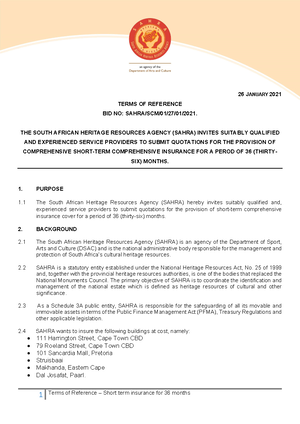 GLI Tender Document with Agreement 1 - Tender Document COMPREHENSIVE ...