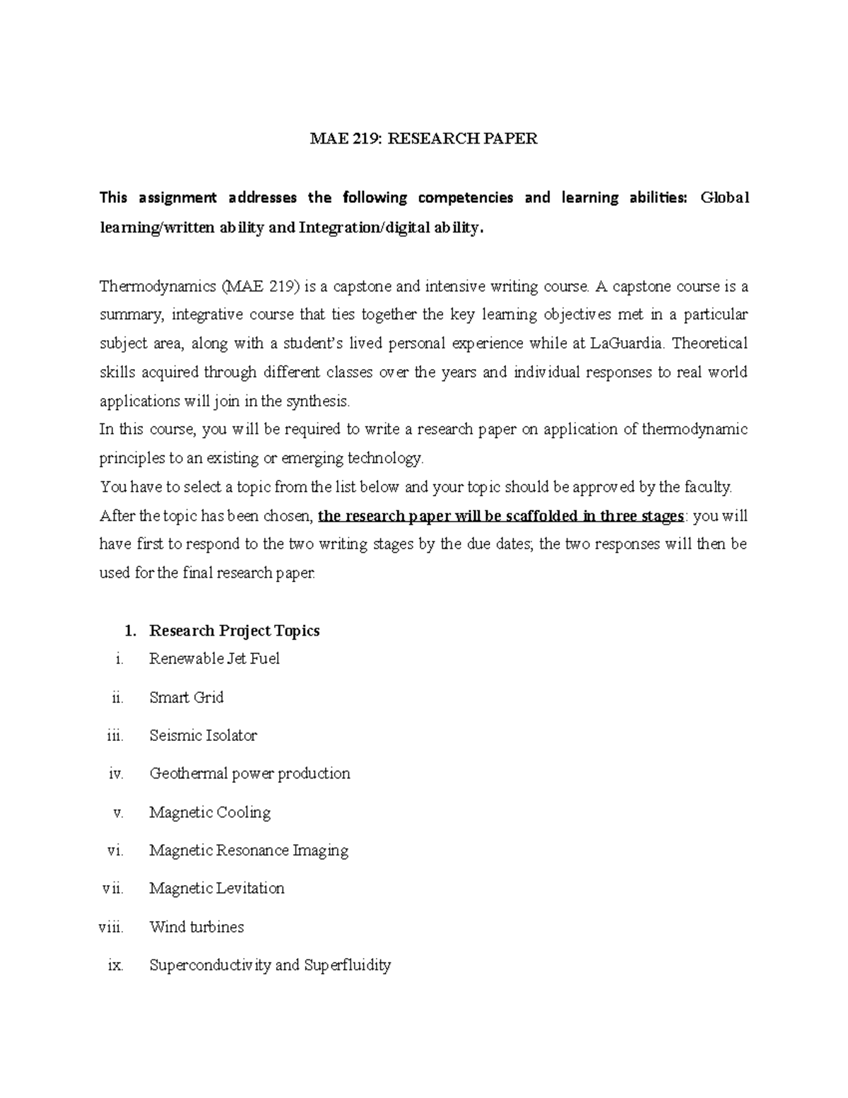 MAE 219 Research Paper - nice can help learn and get things done its ...