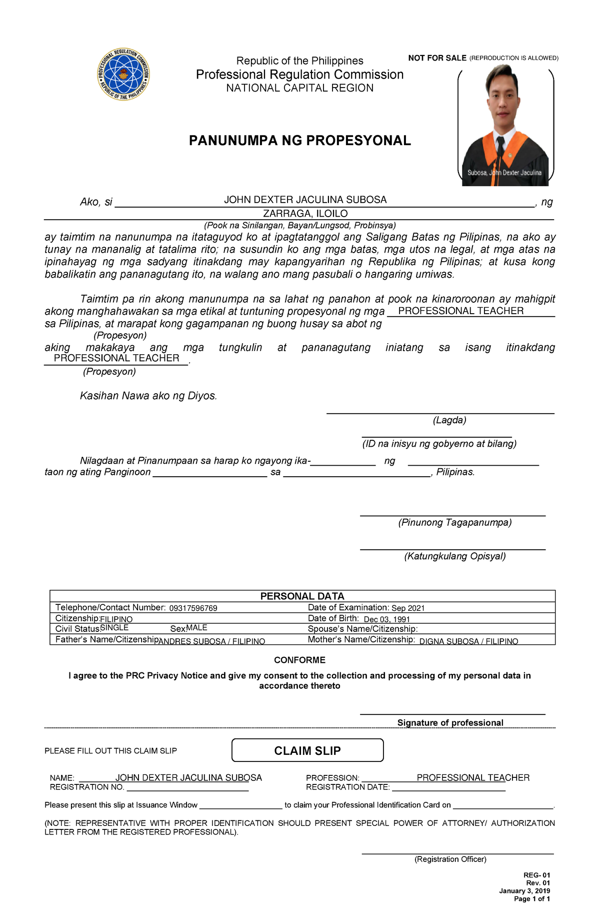 Doc final Letter Of Recommendation REG Rev 01 01 January 3 2019 