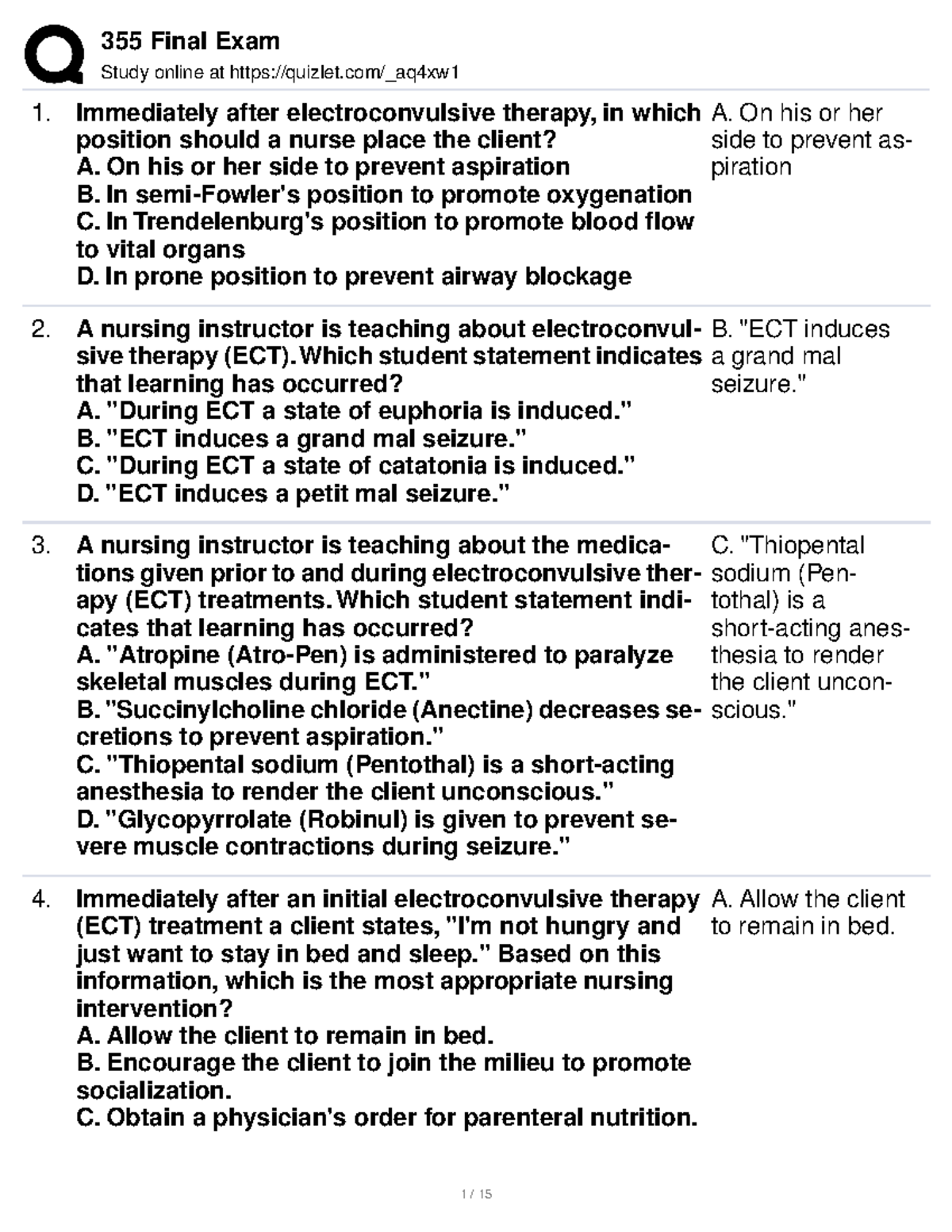 355 Final Exam - Study Online At Quizlet/_aq4xw Immediately After ...