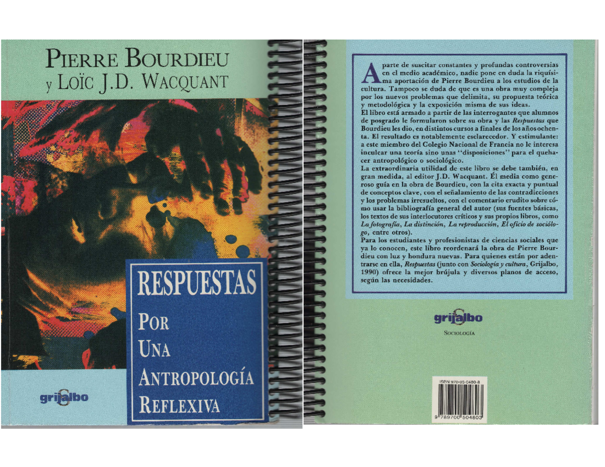 Respuestas Por Una Antropología Reflexiva Pdf www.studocu.com