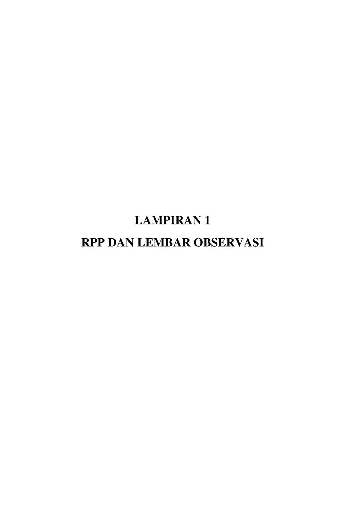 K. Lampiran - Get This File - LAMPIRAN 1 RPP DAN LEMBAR OBSERVASI ...