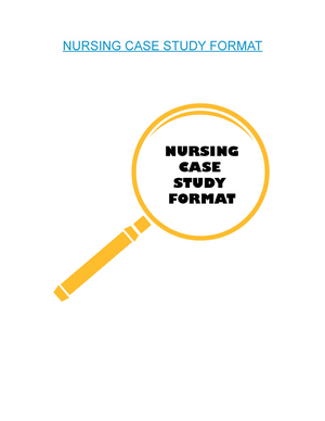 case presentation format nursing