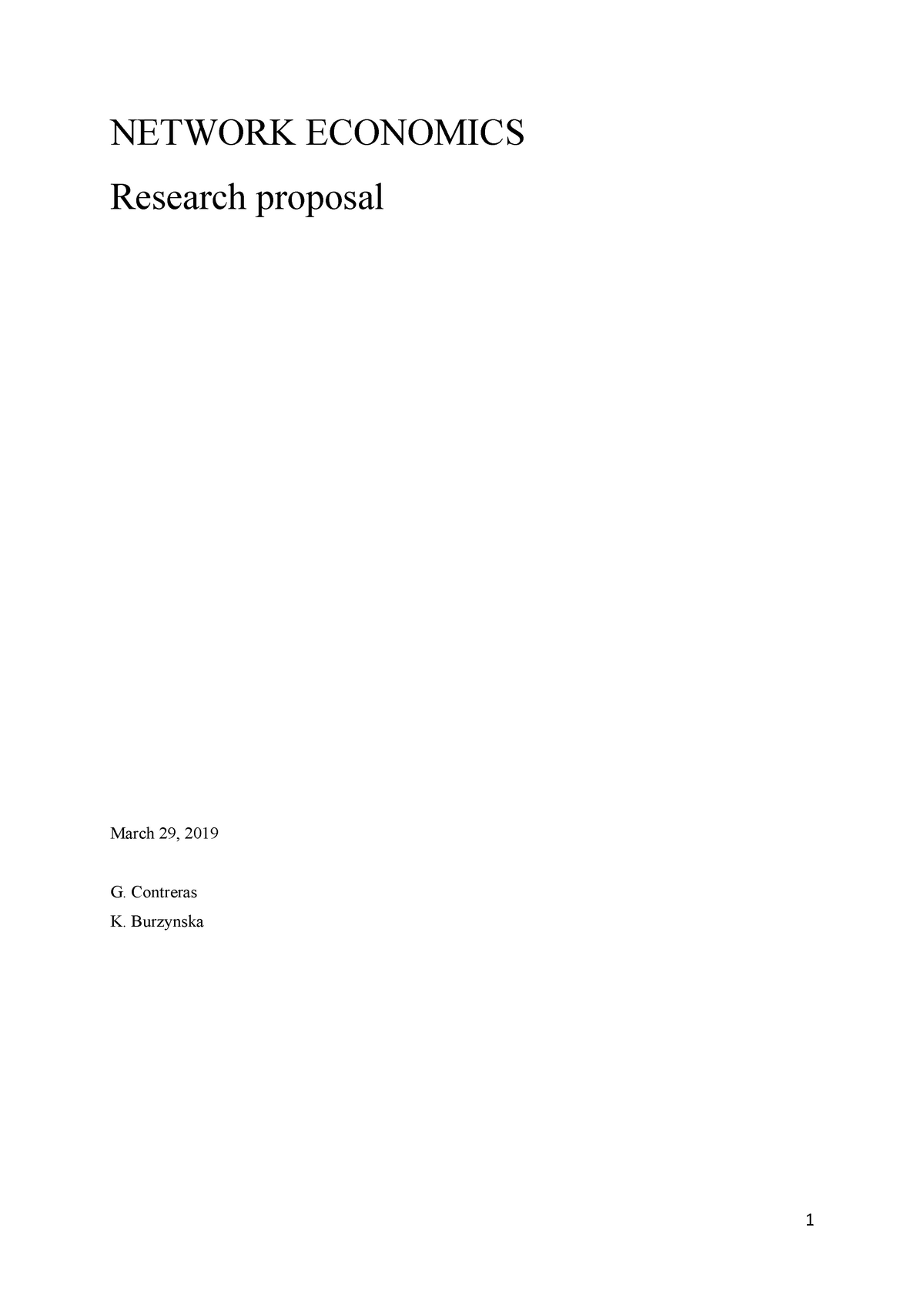 research proposal related to economics