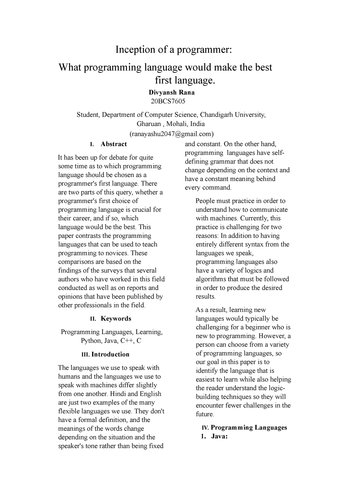 web programming essay