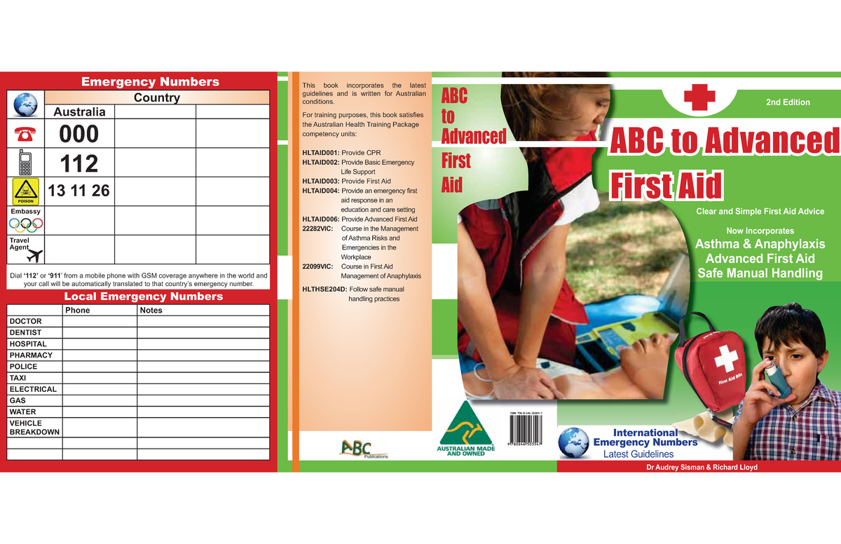 ABC First Aid Guide Any help This book incorporates the latest
