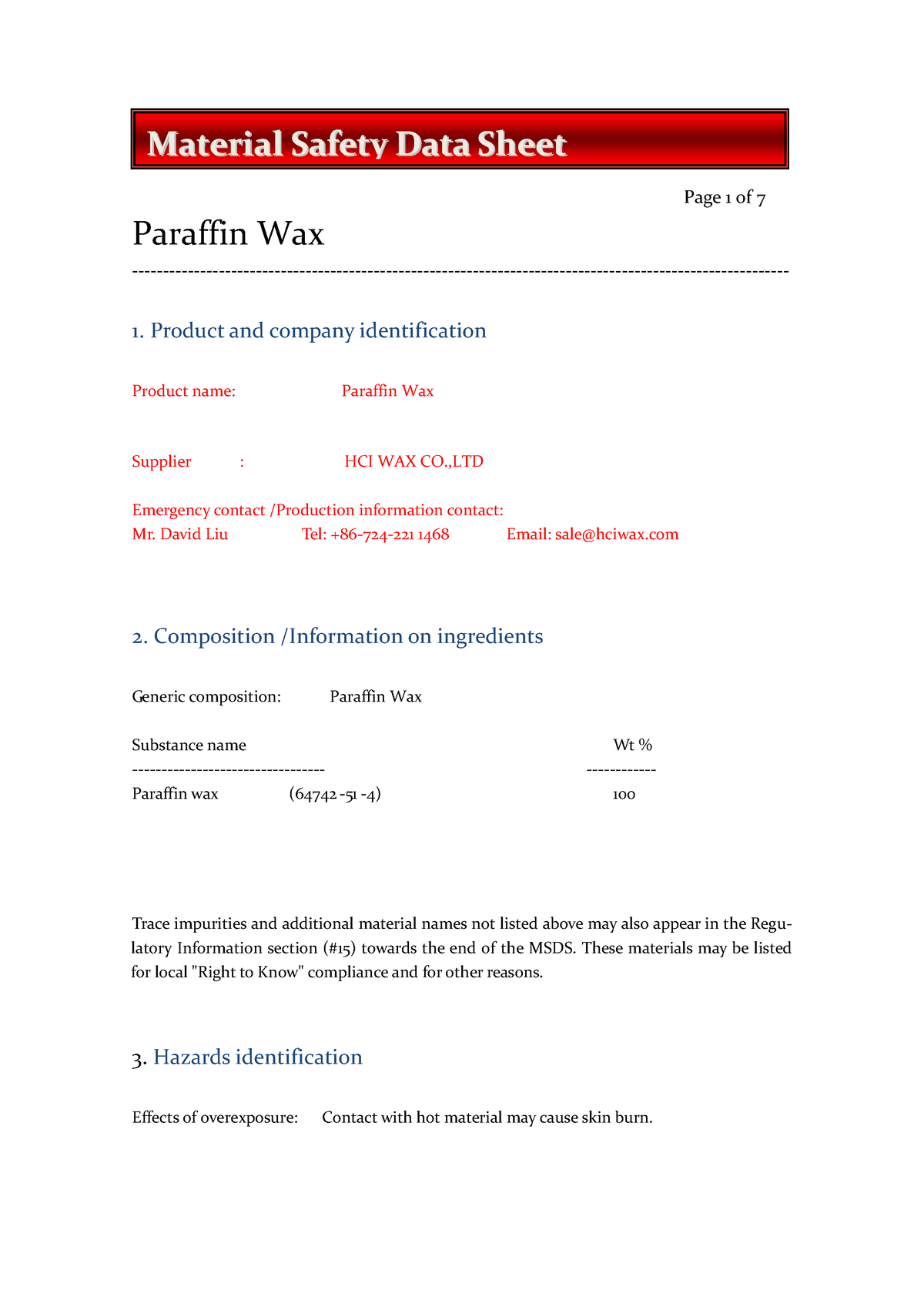 paraffin-wax-msds-sample-msds-required-for-export-import-requirements