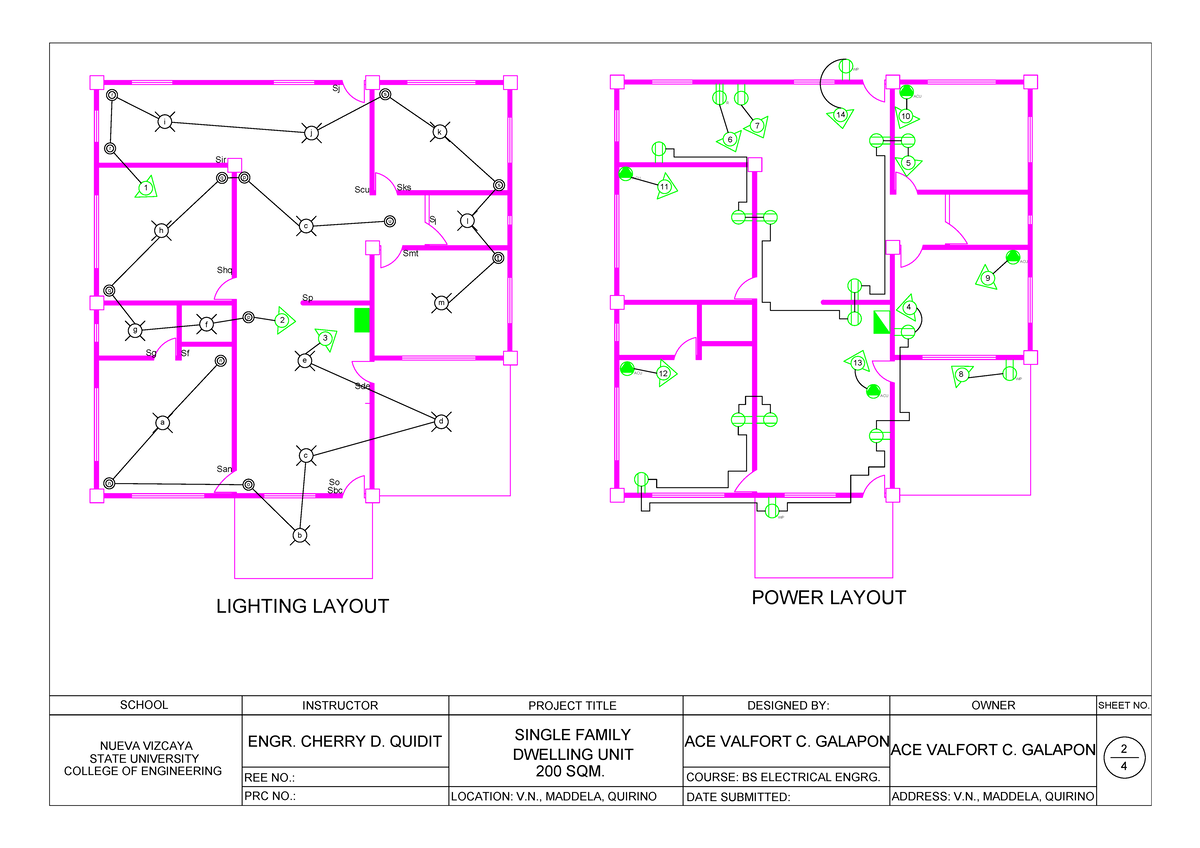 Final Drawing-Model - AUTOCAD ELECTRICAL DESIGN - ACU ACU ACU ACU R 3 2 ...