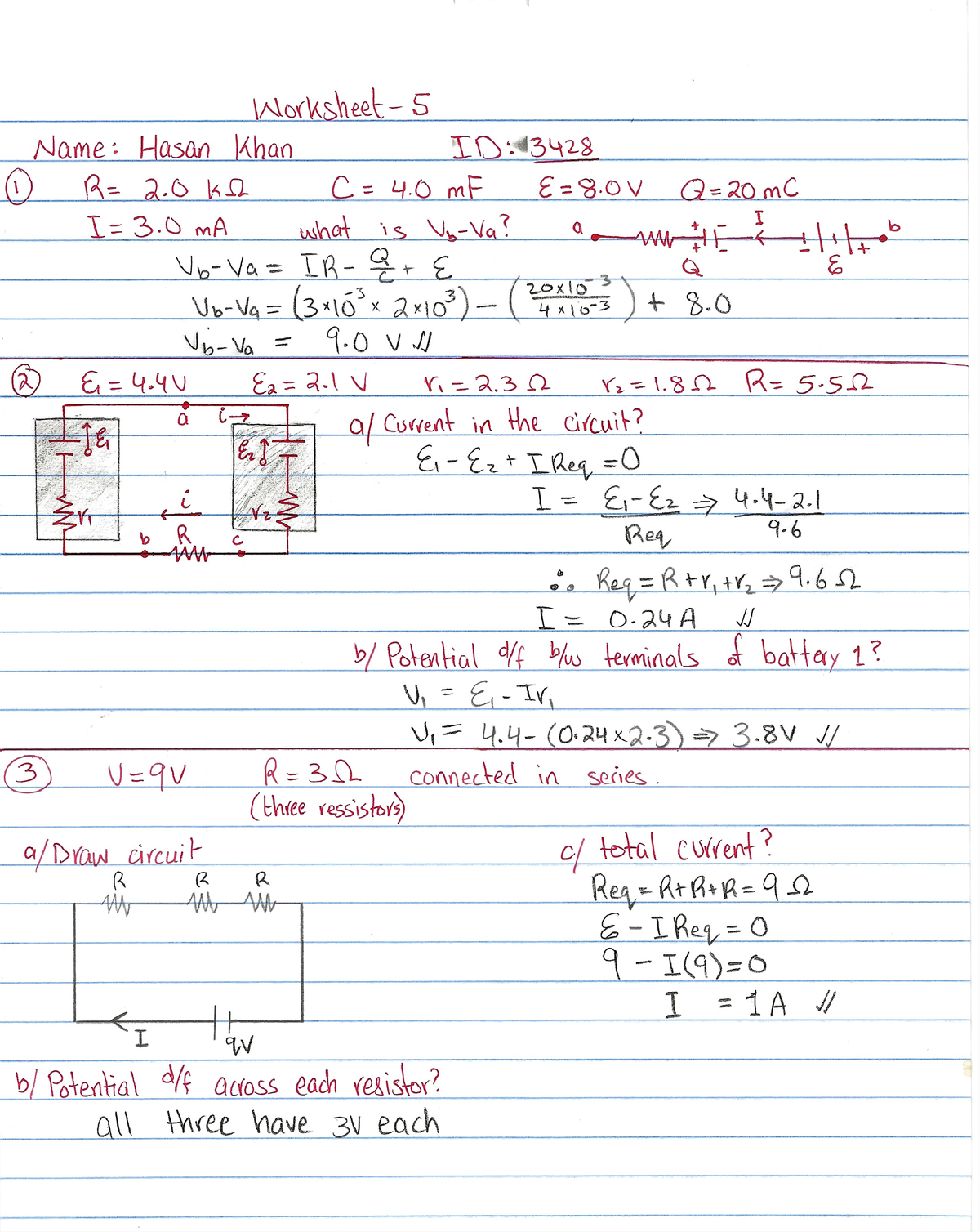 Physics 156 Worksheet 5 - PHY 156 - Studocu