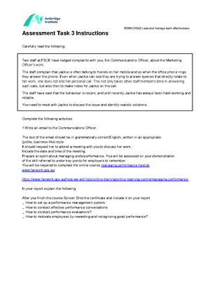 Bsbrsk 501 - Assignment - BSBRSK501 MANAGE RISK BSBRSK501 MANAGE RISK ...