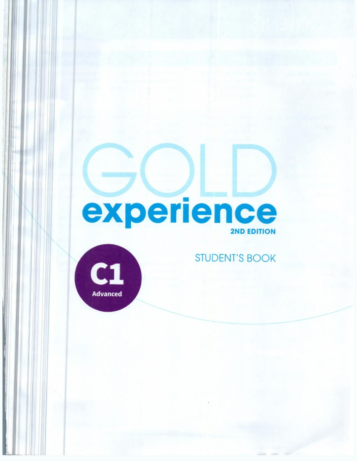 Gold experience c1 students book 2 - English - Studocu