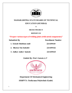 Micro Projects Proposal Format - PART A-Plan (About 2-3 pages) Format ...