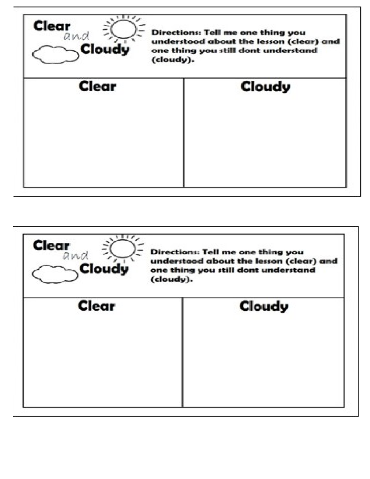 Clear and cloude - Summary Bachelor of Elementary Education - Studocu