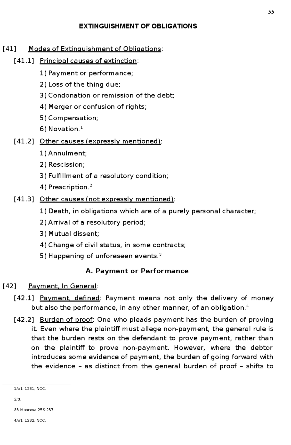 Extinguishment Obligations And Contracts For Dummies - Extinguishment 