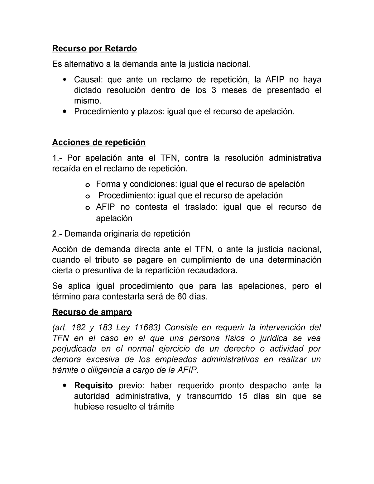 Recurso Por Retardo Trabajo Aprobado Recurso Por Retardo Es Alternativo A La Demanda Ante La 