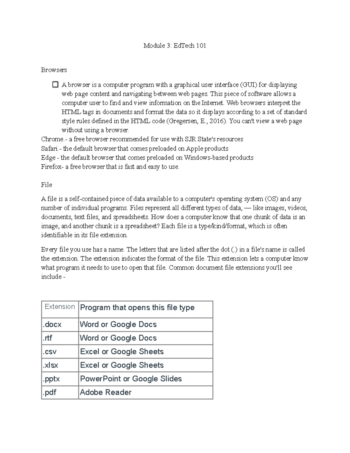 Module 3 Ed Tech 101 - Notes on Education Tech - Module 3: EdTech 101 ...