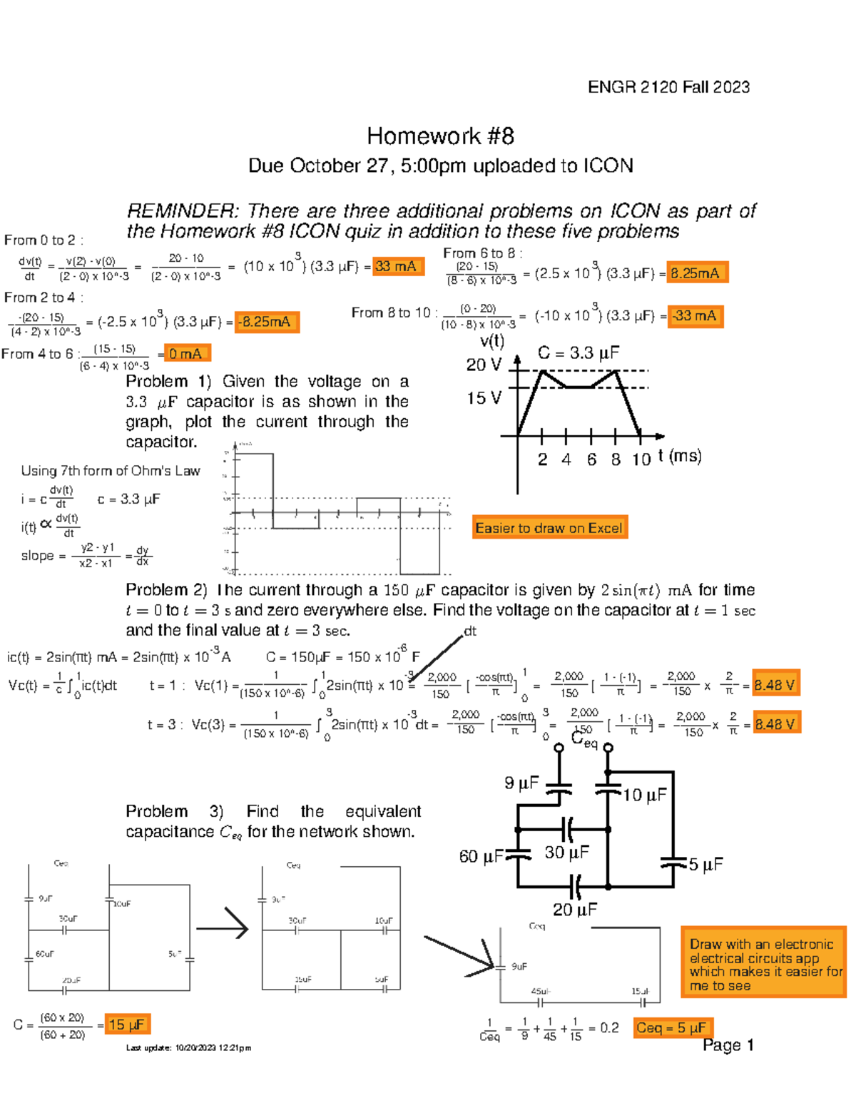 Hw08 - Homework - ENGR 2120 Fall 2023 Homework Due October 27, 5:00pm ...