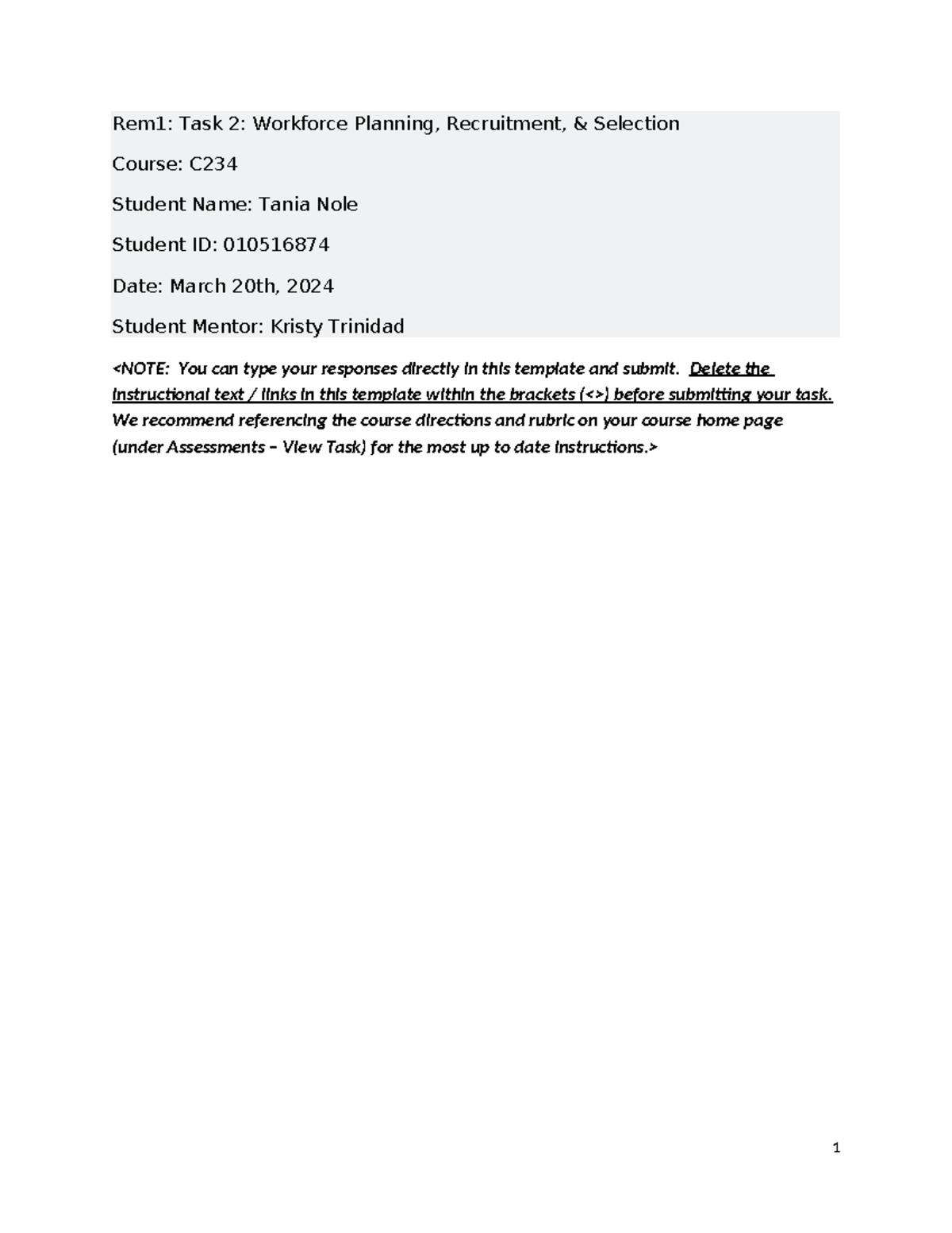 C234 Task 2 - nyh8n21