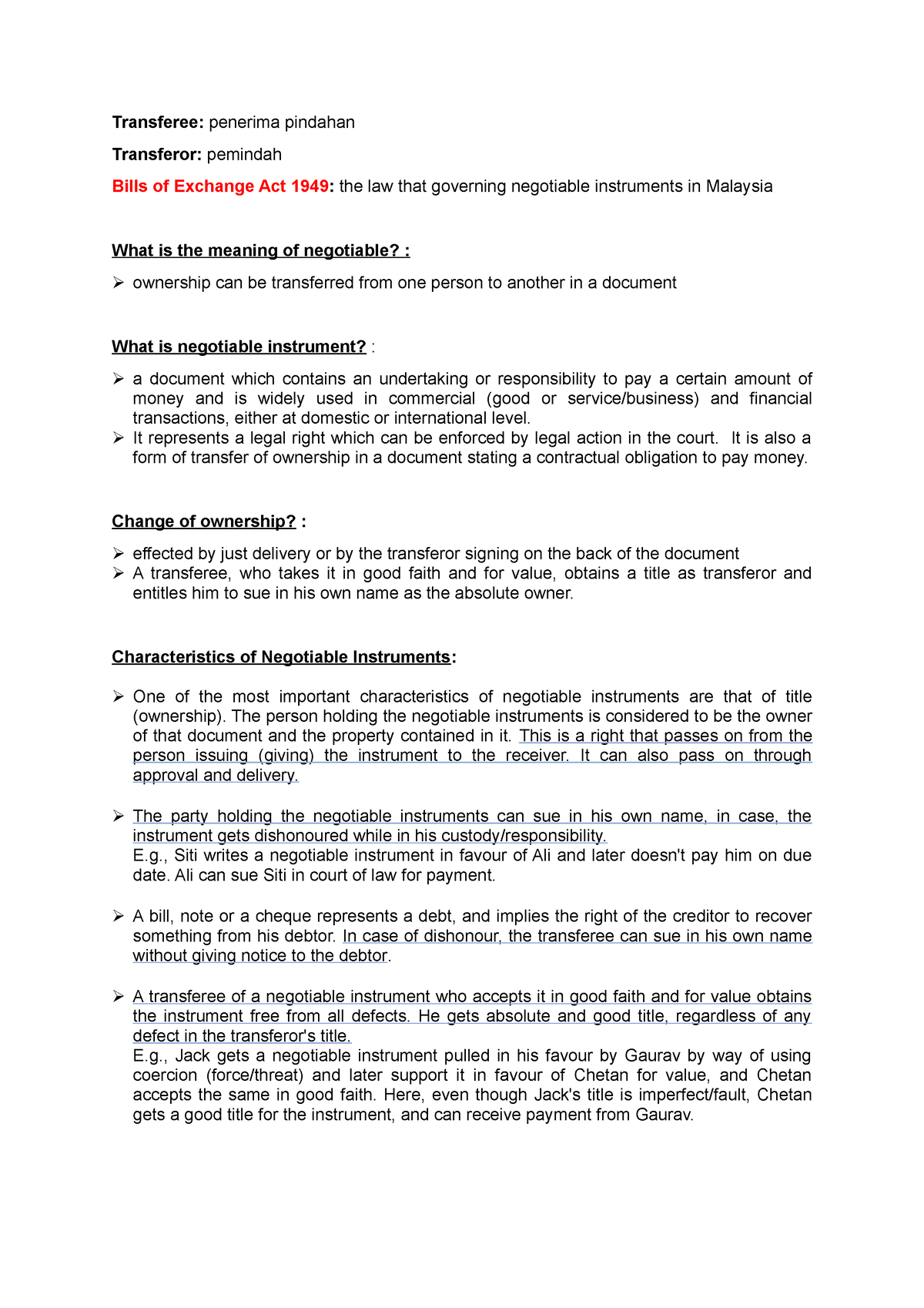 chapter-6-law-of-negotiatable-instrument-transferee-penerima