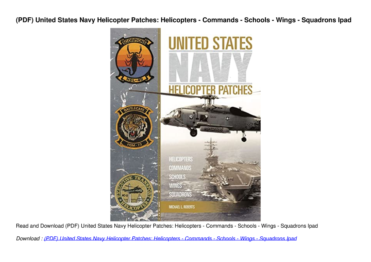 (PDF) United States Navy Helicopter Patches: Helicopters - Commands ...